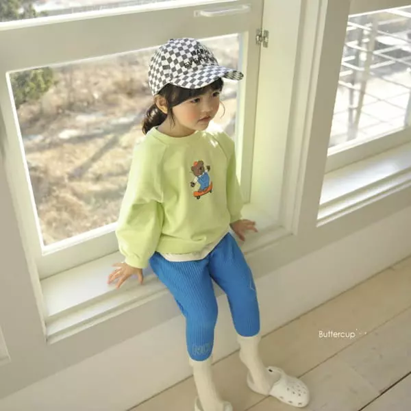 Buttercup - Korean Children Fashion - #childofig - Board Bear Raglan Tee - 10