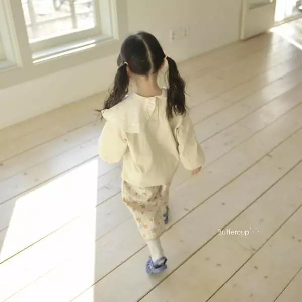 Buttercup - Korean Children Fashion - #childofig - Collar Blan Tee - 5