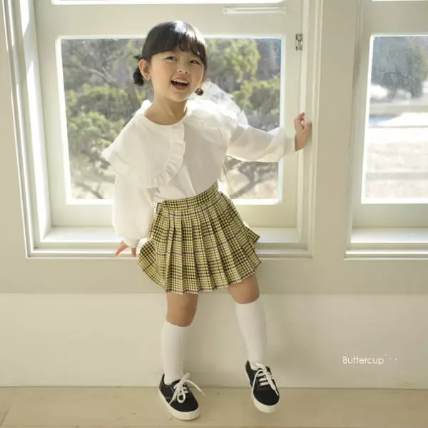 Buttercup - Korean Children Fashion - #childofig - Pleats Girl Skirt - 5