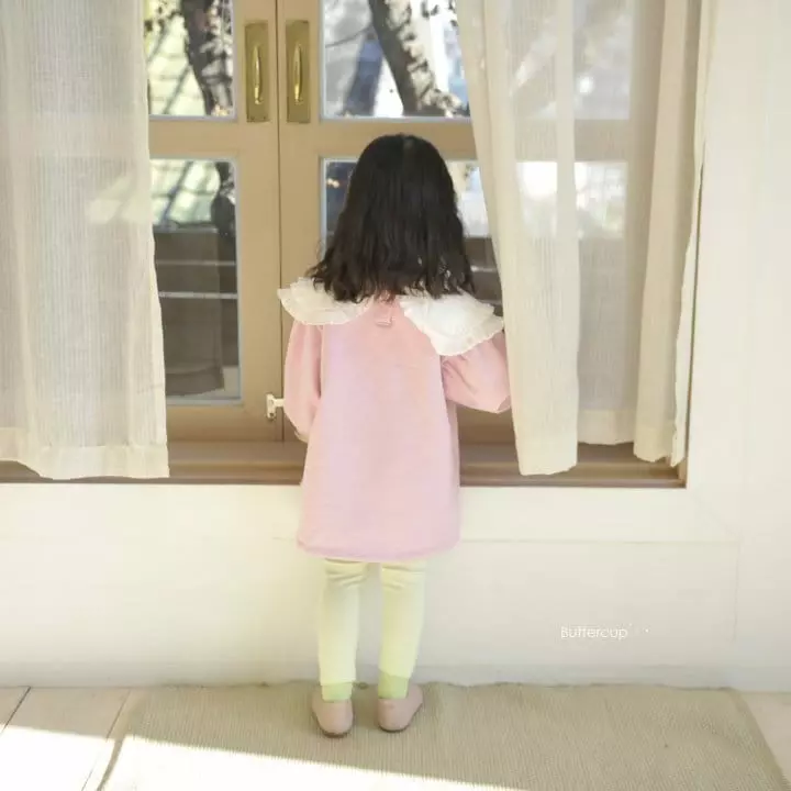 Buttercup - Korean Children Fashion - #childrensboutique - Apple Bear Rib Leggings - 3