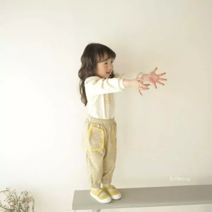 Buttercup - Korean Children Fashion - #designkidswear - Poodel Shirring Tee - 2