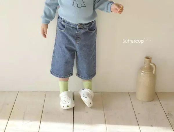 Buttercup - Korean Children Fashion - #discoveringself - Midi Jeans