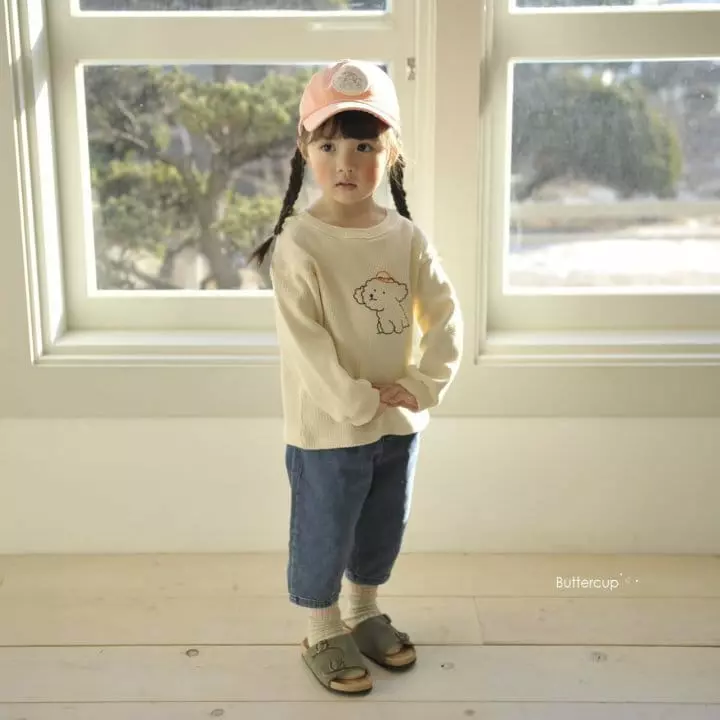 Buttercup - Korean Children Fashion - #discoveringself - Round Dart Jeans - 2