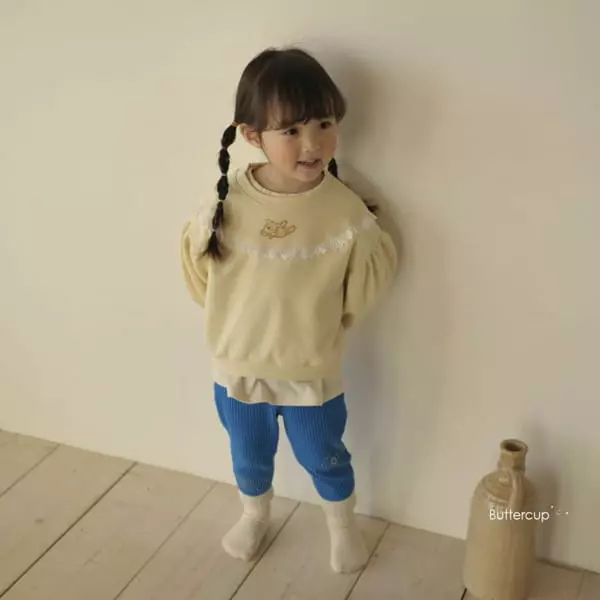 Buttercup - Korean Children Fashion - #fashionkids - Petti Lace Sweatshirt - 8