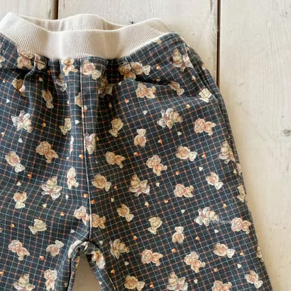 Buttercup - Korean Children Fashion - #kidsshorts - Bear Pants