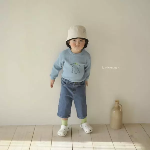 Buttercup - Korean Children Fashion - #kidsshorts - Puppy Waffle Tee - 12