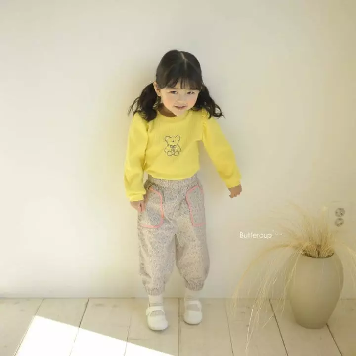 Buttercup - Korean Children Fashion - #kidsshorts - Poodel Shirring Tee - 5