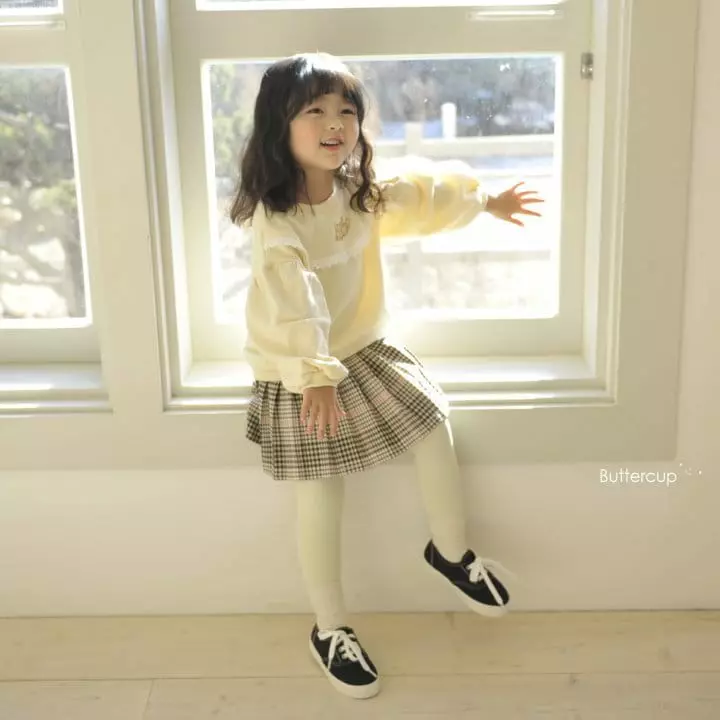 Buttercup - Korean Children Fashion - #kidsshorts - Apple Bear Rib Leggings - 7
