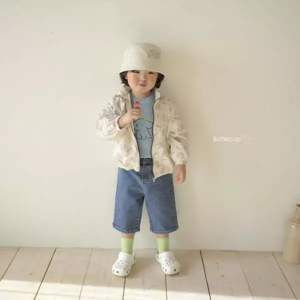 Buttercup - Korean Children Fashion - #kidzfashiontrend - Midi Jeans - 5