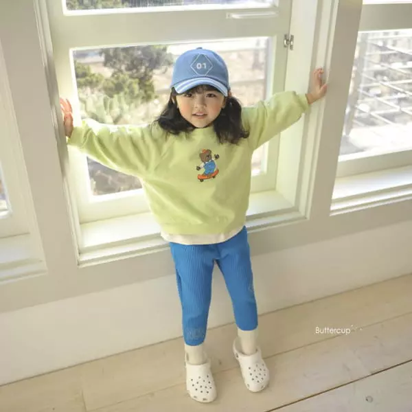 Buttercup - Korean Children Fashion - #kidsstore - Board Bear Raglan Tee - 4