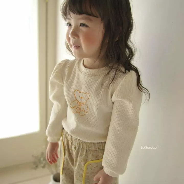 Buttercup - Korean Children Fashion - #littlefashionista - Poodel Shirring Tee - 9