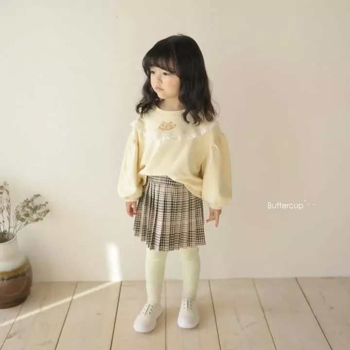 Buttercup - Korean Children Fashion - #littlefashionista - Apple Bear Rib Leggings - 11