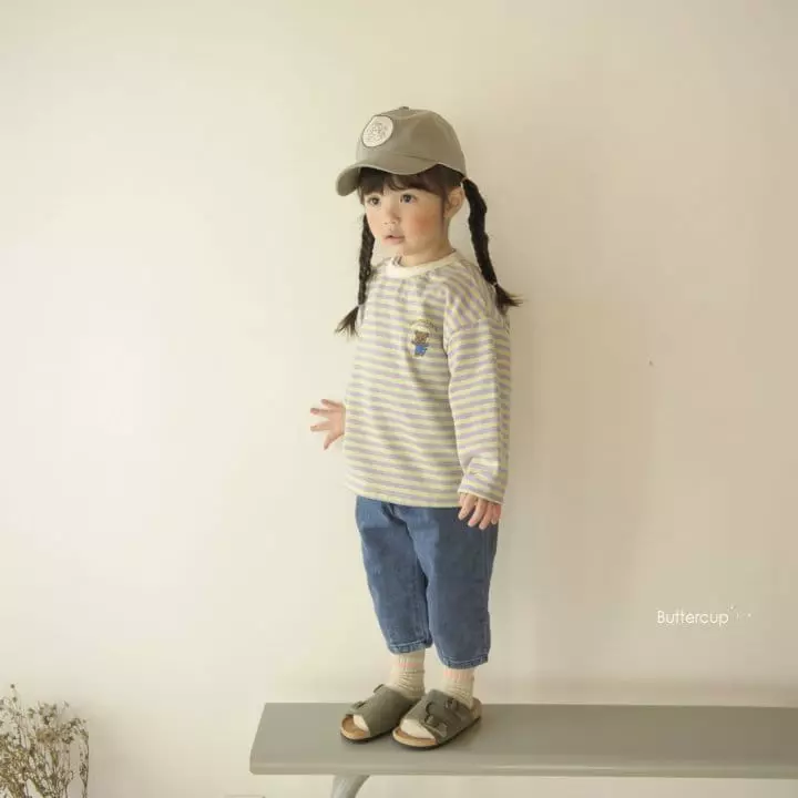Buttercup - Korean Children Fashion - #littlefashionista - Round Dart Jeans - 8