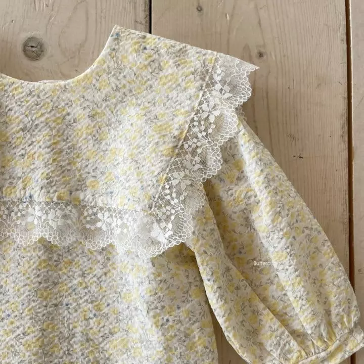 Buttercup - Korean Children Fashion - #littlefashionista - Square Lace Blouse - 7
