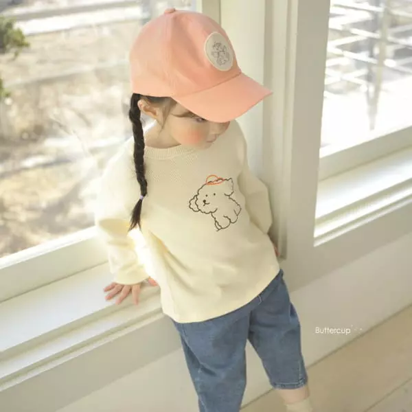 Buttercup - Korean Children Fashion - #magicofchildhood - Puppy Waffle Tee - 3
