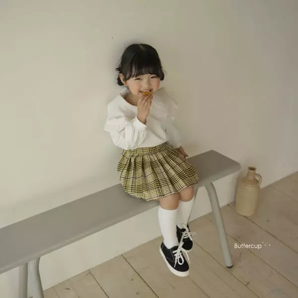 Buttercup - Korean Children Fashion - #magicofchildhood - Pleats Girl Skirt