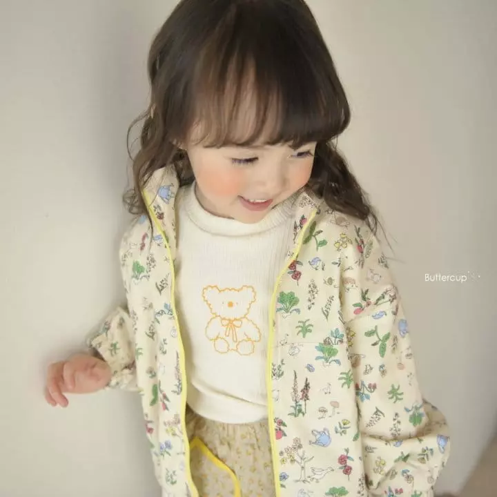 Buttercup - Korean Children Fashion - #magicofchildhood - Poodel Shirring Tee - 10