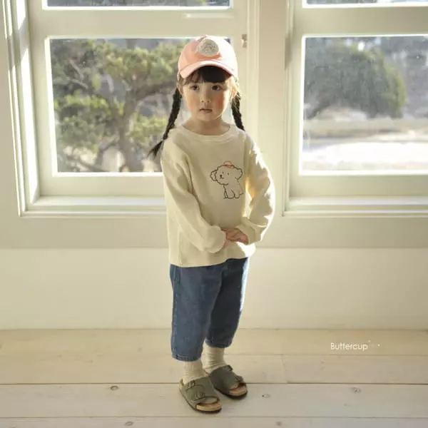 Buttercup - Korean Children Fashion - #magicofchildhood - Puppy Waffle Tee - 4
