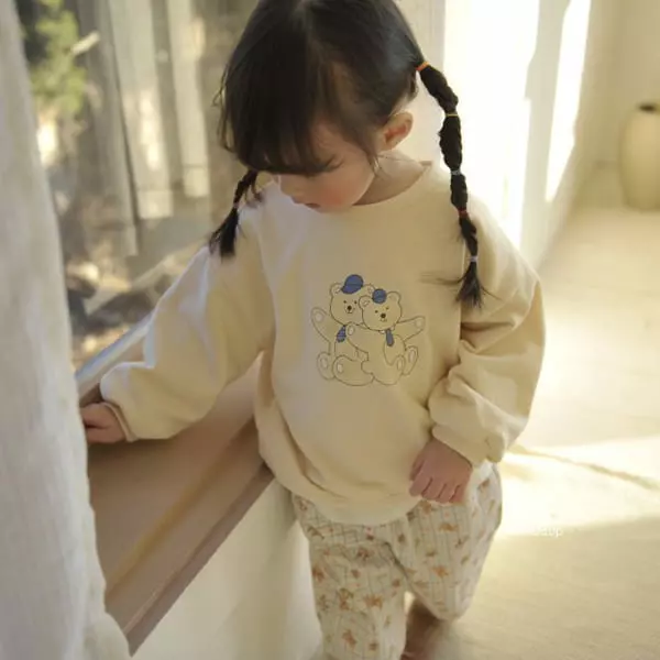Buttercup - Korean Children Fashion - #prettylittlegirls - School Bear Tee - 7