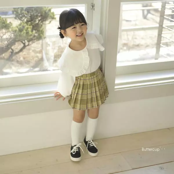 Buttercup - Korean Children Fashion - #prettylittlegirls - Pleats Girl Skirt - 3