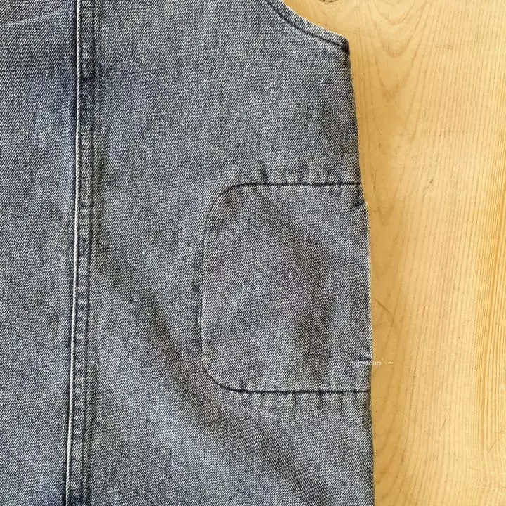 Buttercup - Korean Children Fashion - #prettylittlegirls - Two Eay Dungarees Denim One-piece - 6
