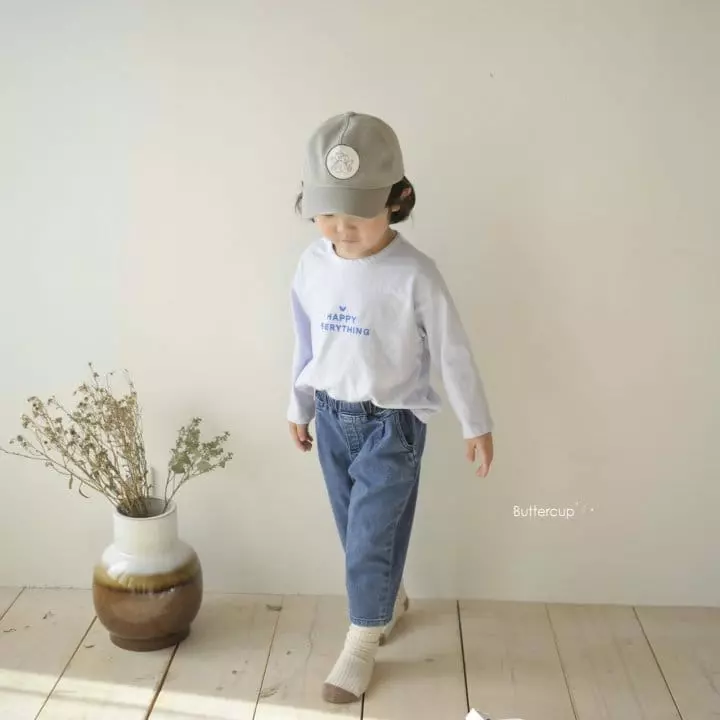 Buttercup - Korean Children Fashion - #todddlerfashion - Round Dart Jeans - 12