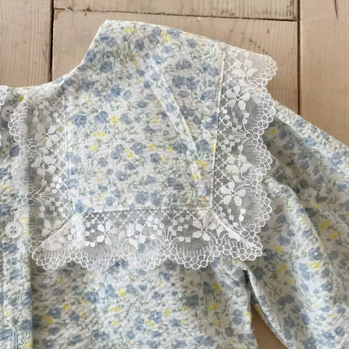 Buttercup - Korean Children Fashion - #todddlerfashion - Square Lace Blouse - 11