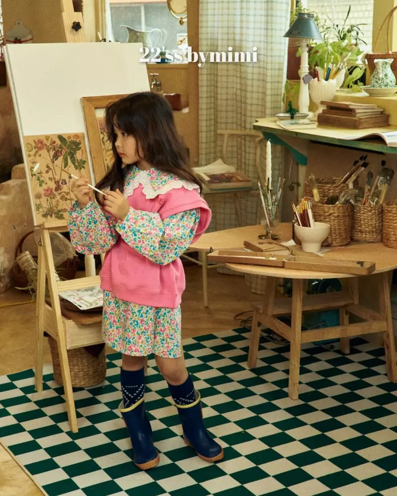 Bymimi - Korean Children Fashion - #Kfashion4kids - V Vest Tee - 2