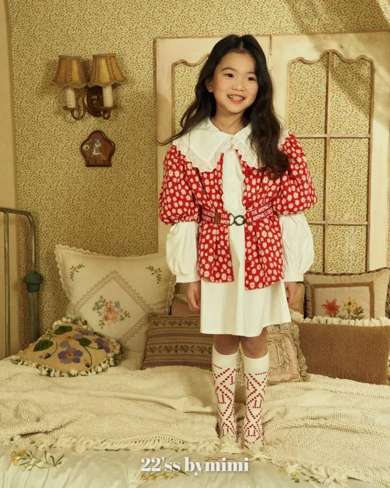 Bymimi - Korean Children Fashion - #kidzfashiontrend - Daisy Cardigan - 4