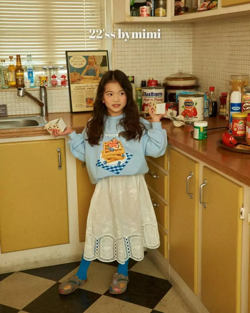 Bymimi - Korean Children Fashion - #childofig - Waffle Sweatshirt - 5