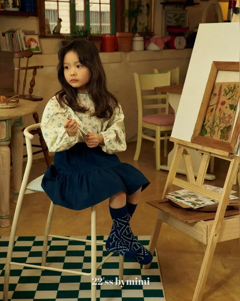 Bymimi - Korean Children Fashion - #childofig - Rose Blouse
