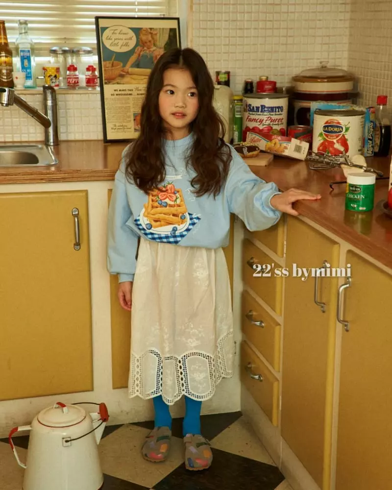 Bymimi - Korean Children Fashion - #designkidswear - Waffle Sweatshirt - 7