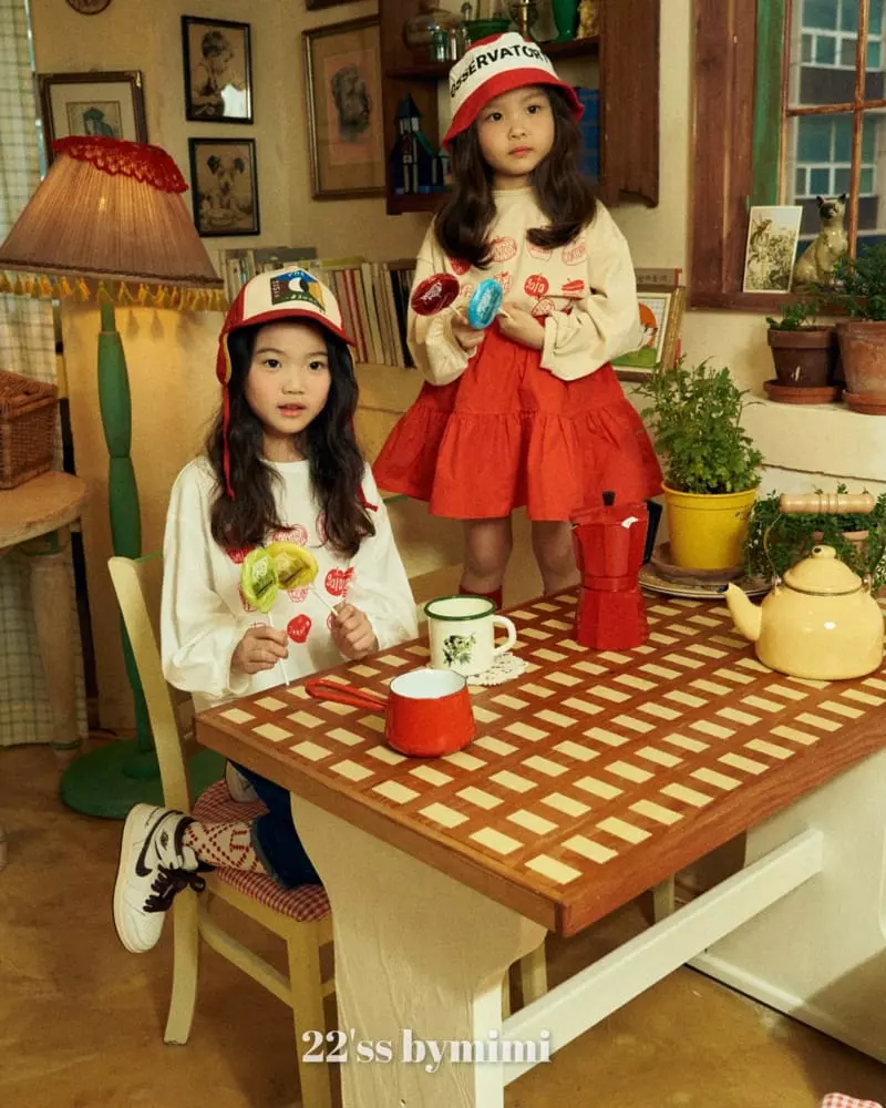 Bymimi - Korean Children Fashion - #discoveringself - Apple Tee - 5