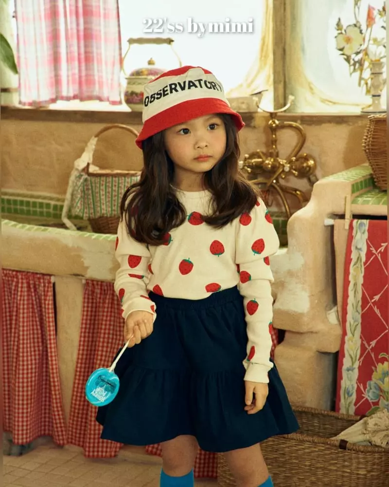 Bymimi - Korean Children Fashion - #fashionkids - Strawberry Tee