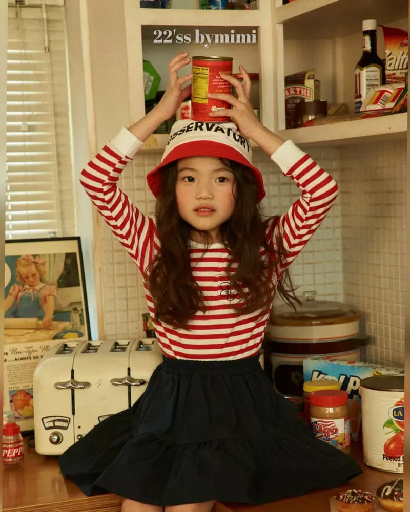 Bymimi - Korean Children Fashion - #kidzfashiontrend - Flower Embroidery Tee - 2