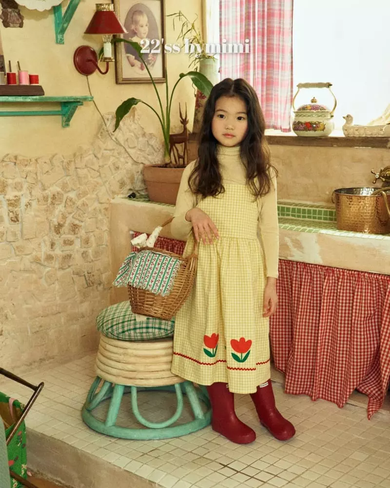 Bymimi - Korean Children Fashion - #magicofchildhood - Tulip One-piece - 2