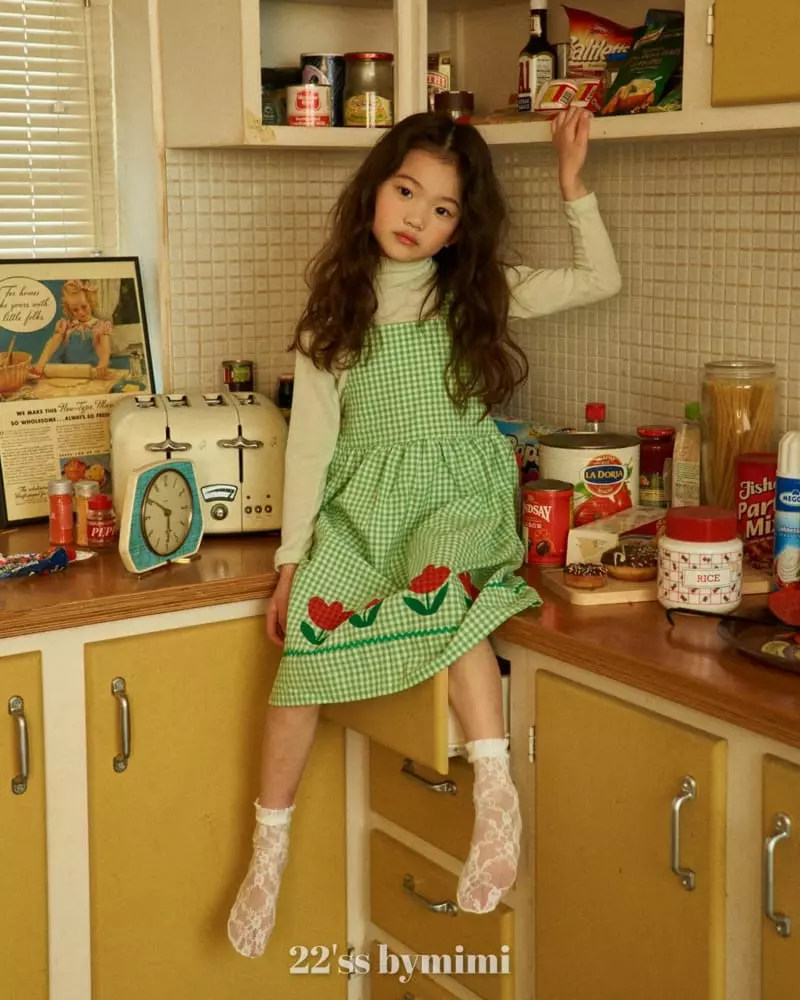 Bymimi - Korean Children Fashion - #prettylittlegirls - Milky Turtleneck Tee