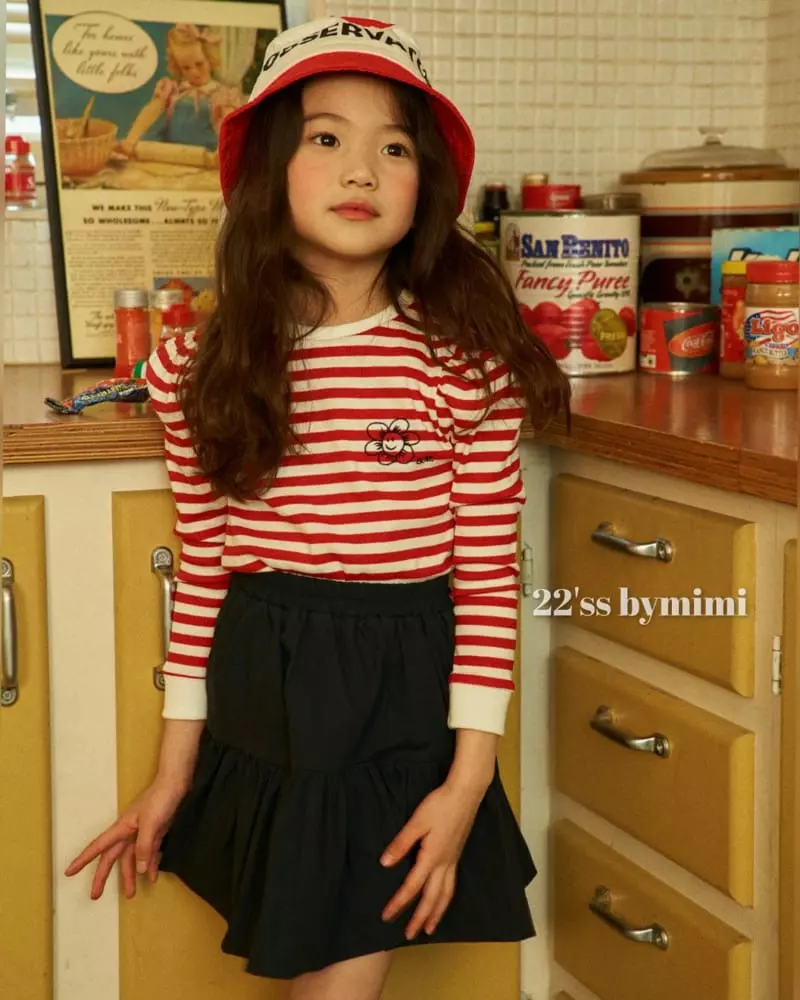 Bymimi - Korean Children Fashion - #prettylittlegirls - Flower Embroidery Tee - 7