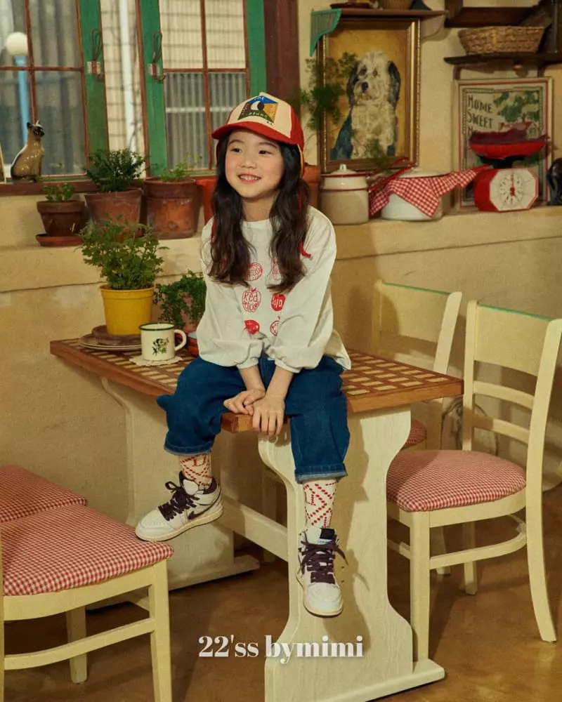 Bymimi - Korean Children Fashion - #stylishchildhood - Apple Tee