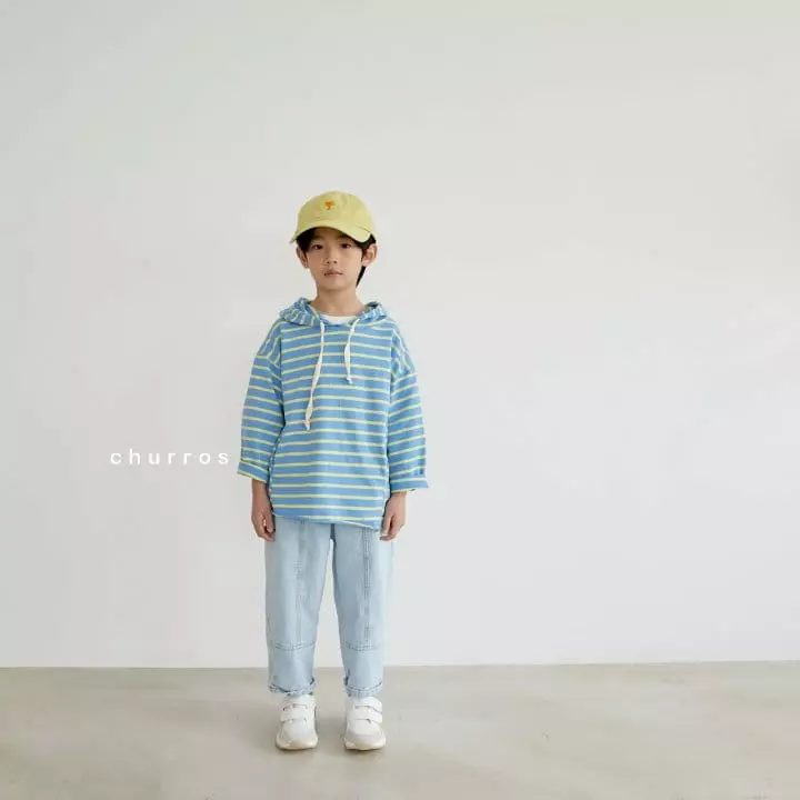 CHURROS - Korean Children Fashion - #kidzfashiontrend - Slit Jeans - 4