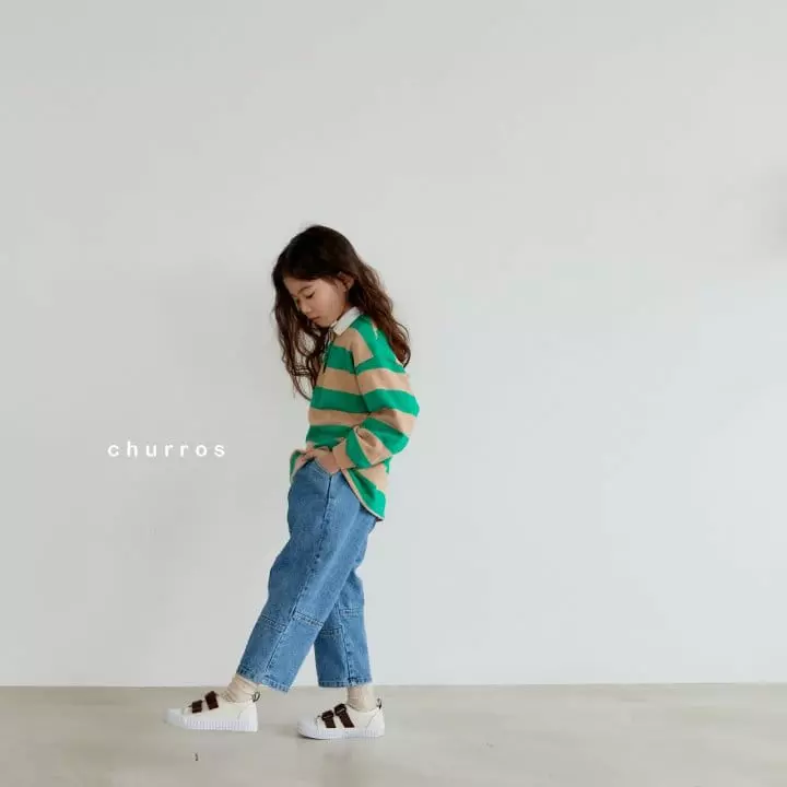 CHURROS - Korean Children Fashion - #childofig - Slit Jeans - 10