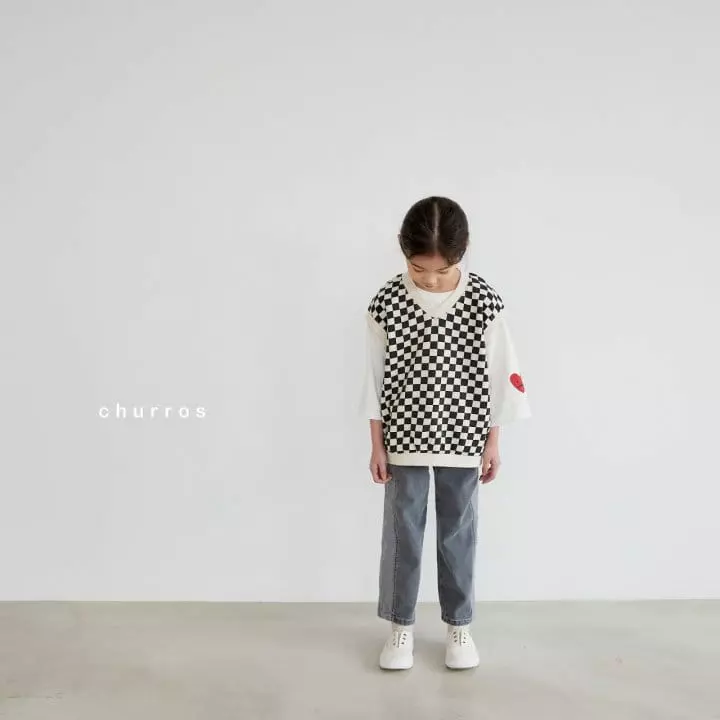 CHURROS - Korean Children Fashion - #childrensboutique - Heart Tee - 6