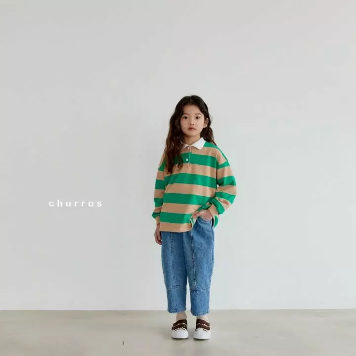 CHURROS - Korean Children Fashion - #designkidswear - Slit Jeans - 12