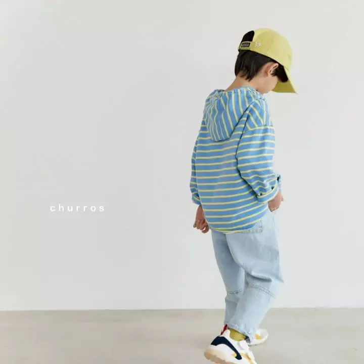CHURROS - Korean Children Fashion - #kidzfashiontrend - Slit Jeans - 3