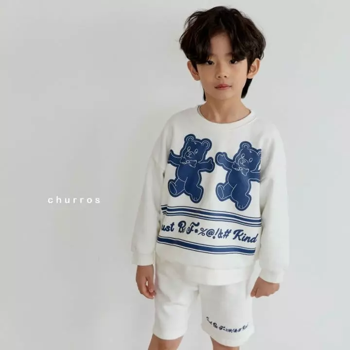 CHURROS - Korean Children Fashion - #magicofchildhood - Bear Top Bottom Set - 11