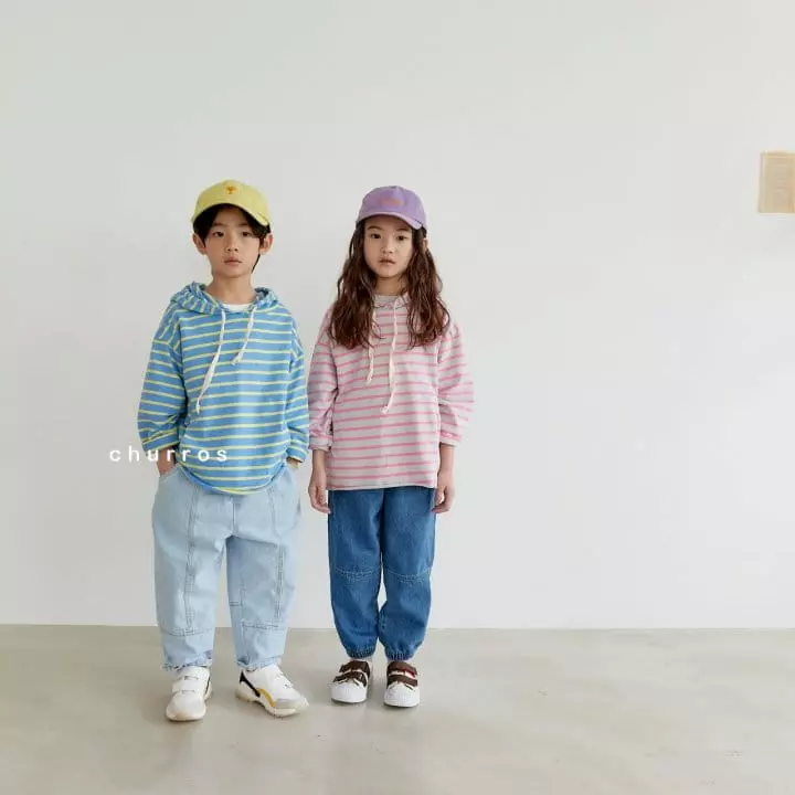 CHURROS - Korean Children Fashion - #magicofchildhood - Slit Jeans - 6