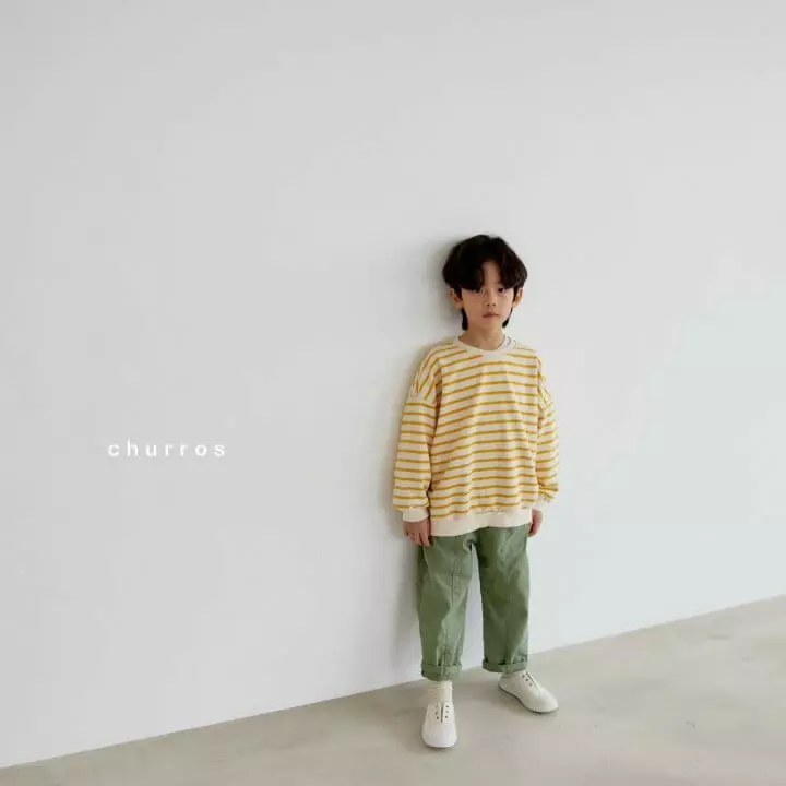 CHURROS - Korean Children Fashion - #magicofchildhood - Stripes Sweatshirt - 6
