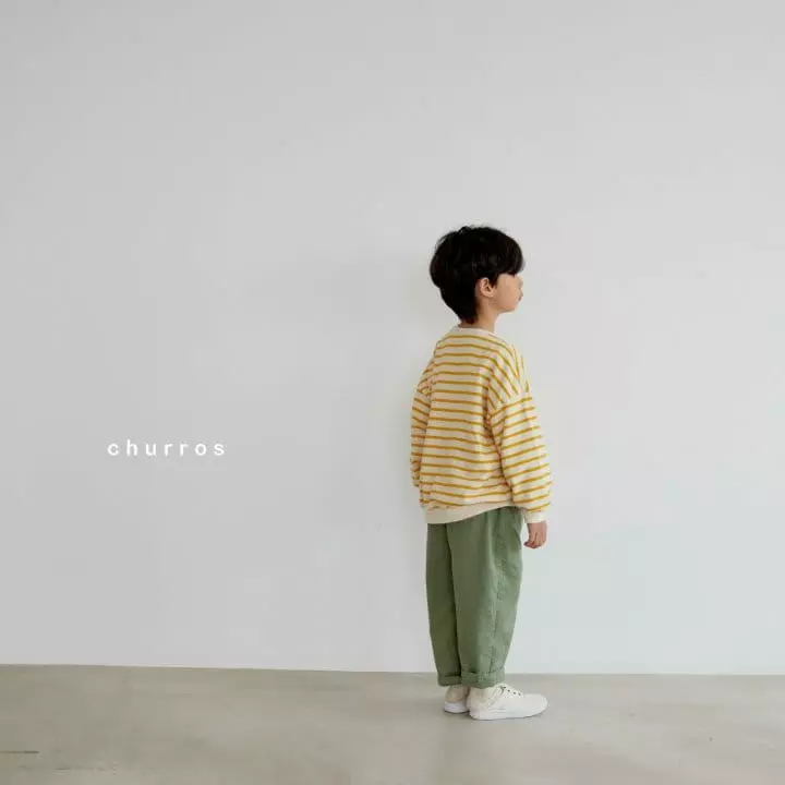 CHURROS - Korean Children Fashion - #stylishchildhood - Stripes Sweatshirt - 11