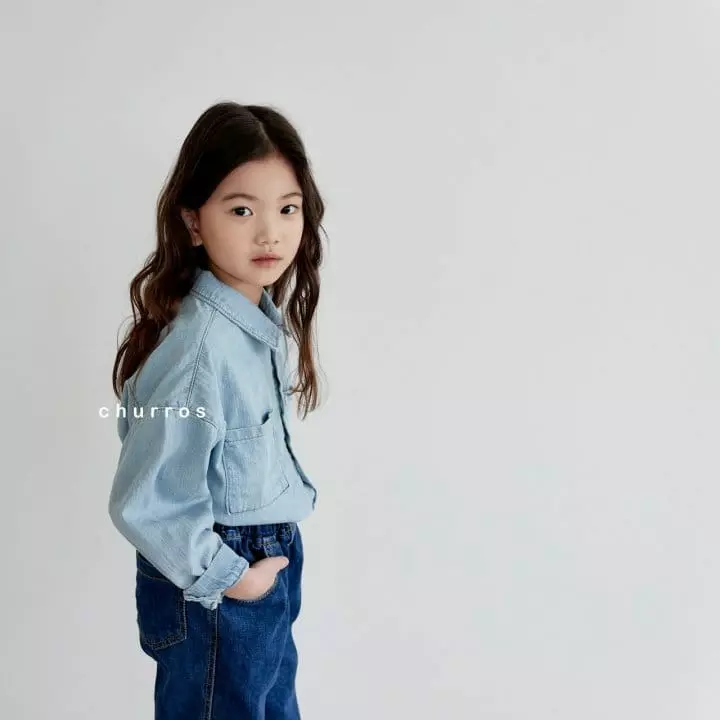 CHURROS - Korean Children Fashion - #toddlerclothing - Roll Up Jeans - 3