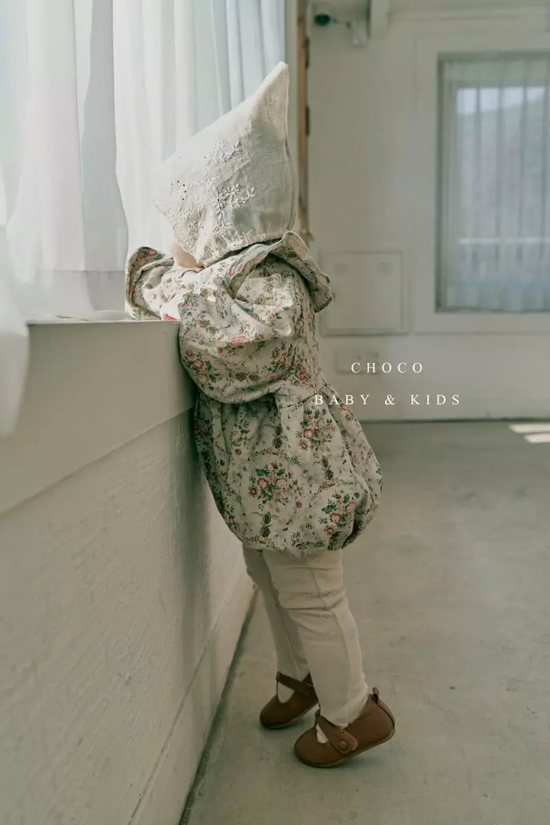 Choco bebe - Korean Baby Fashion - #babyboutique - Bebe Enthic Flower Bodysuit - 5